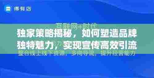独家策略揭秘，如何塑造品牌独特魅力，实现宣传高效引流？