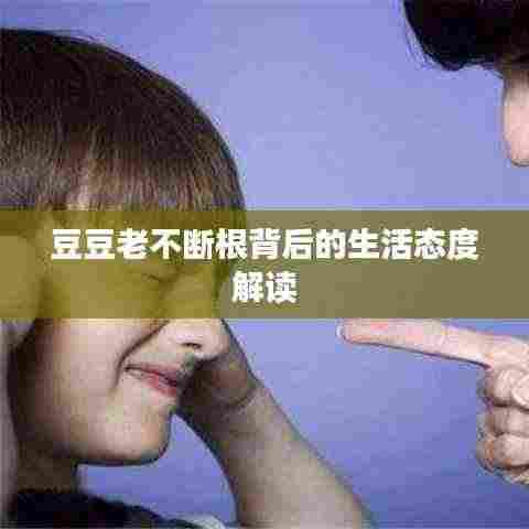 豆豆老不断根背后的生活态度解读