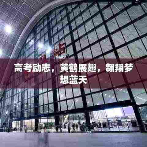 高考励志,黄鹤展翅,翱翔梦想蓝天