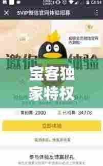 宝客独家特权，尊享特惠，开启贵宾尊享体验之旅