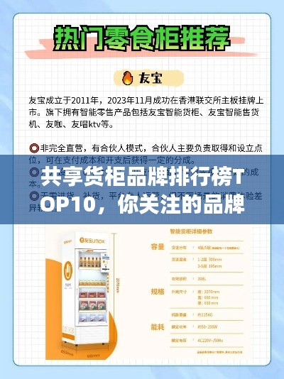 共享货柜品牌排行榜TOP10，你关注的品牌上榜了吗？