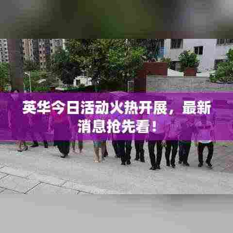 英华今日活动火热开展，最新消息抢先看！