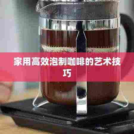家用高效泡制咖啡的艺术技巧