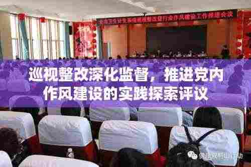 巡视整改深化监督，推进党内作风建设的实践探索评议