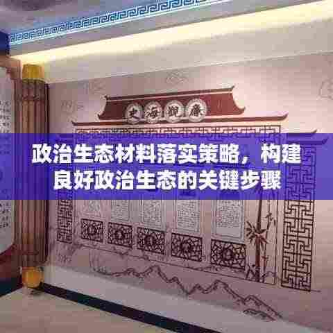 政治生态材料落实策略，构建良好政治生态的关键步骤