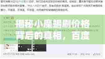 揭秘小魔蝎刷价格背后的真相，百度搜索带您探寻真相