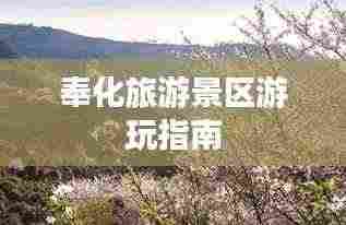 奉化旅游景区游玩指南