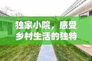 独家小院，感受乡村生活的独特韵味