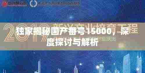 独家揭秘国产番号15000，深度探讨与解析