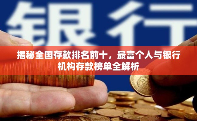 揭秘全国存款排名前十，最富个人与银行机构存款榜单全解析