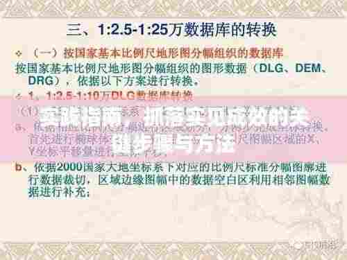 实践指南，抓落实见成效的关键步骤与方法