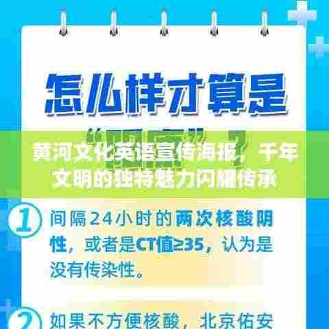 黄河文化英语宣传海报，千年文明的独特魅力闪耀传承