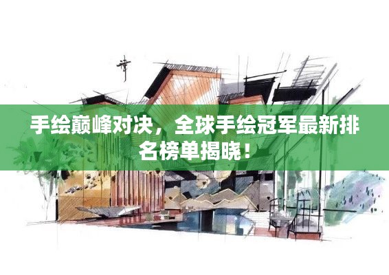 手绘巅峰对决，全球手绘冠军最新排名榜单揭晓！