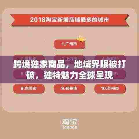 跨境独家商品，地域界限被打破，独特魅力全球呈现