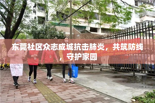 东莞社区众志成城抗击肺炎，共筑防线，守护家园