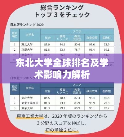 东北大学全球排名及学术影响力解析
