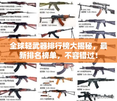全球轻武器排行榜大揭秘，最新排名榜单，不容错过！