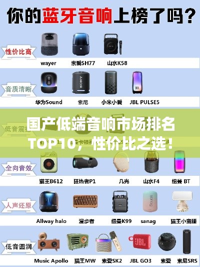 国产低端音响市场排名TOP10，性价比之选！
