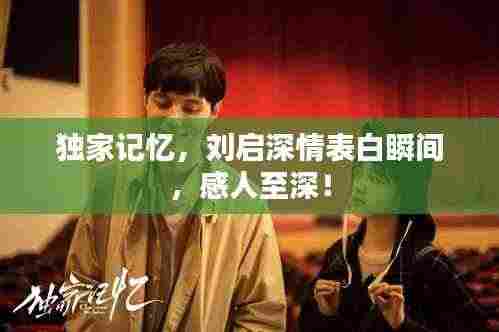 独家记忆，刘启深情表白瞬间，感人至深！