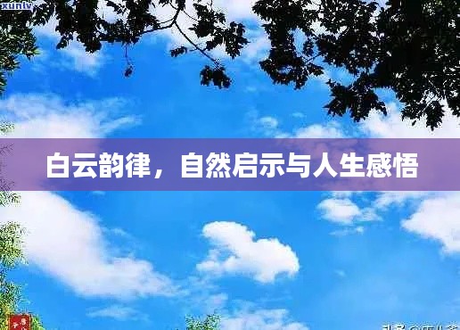 白云韵律，自然启示与人生感悟