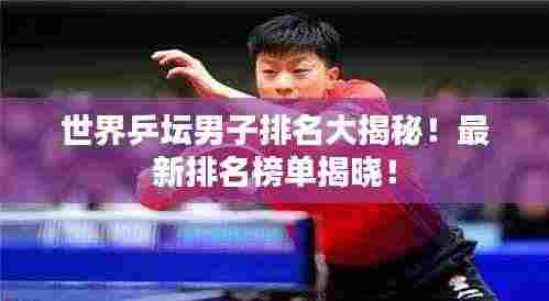 世界乒坛男子排名大揭秘！最新排名榜单揭晓！