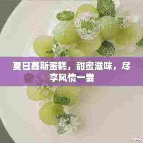 夏日慕斯蛋糕，甜蜜滋味，尽享风情一尝