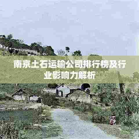 南京土石运输公司排行榜及行业影响力解析