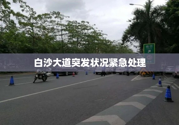 白沙大道突发状况紧急处理