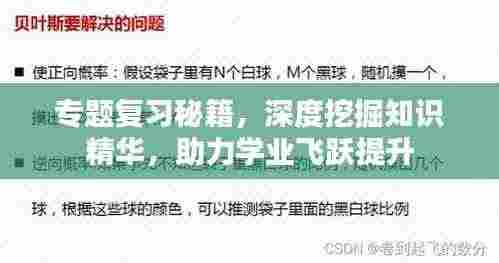 专题复习秘籍，深度挖掘知识精华，助力学业飞跃提升