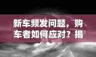 新车频发问题，购车者如何应对？揭秘解决之道！