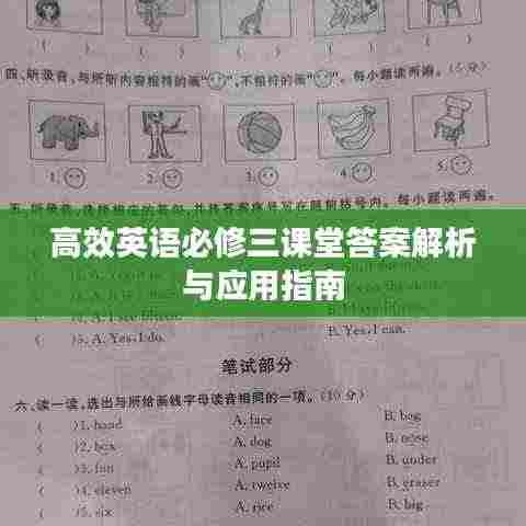 高效英语必修三课堂答案解析与应用指南