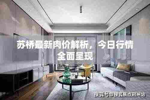 苏桥最新肉价解析，今日行情全面呈现