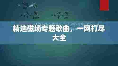 精选磁场专题歌曲，一网打尽大全